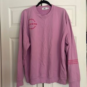 Mayfair project pink/purple Power to the Youth sweatshirt one size